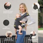 MOMTORY Babytrage - Komfortabel ab Geburt bis Kleinkind (3-12kg)