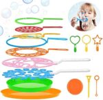 Joyibay Seifenblasen Set - 15-teiliger Bubble-Zauberstab für Kindergeburtstage und Partys