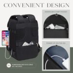 Hayayu Handgepäck Rucksack 40x20x25 - Diebstahlsicher, Laptopfach, Weekender
