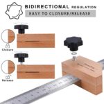 Preciva Streichmass 300 mm, Kombinationswinkel für 45° & 90°, Holzbearbeitung & Heimwerken