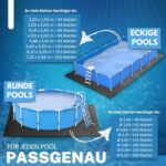 bonsport Pool Unterlegmatte - Bodenschutz für Pool/Planschbecken