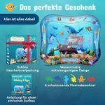 NouBaby® Grosse BPA-freie Wassermatte - Babymatte und Spielzeug ab 3 Monaten