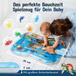 NouBaby® Grosse BPA-freie Wassermatte - Babymatte und Spielzeug ab 3 Monaten