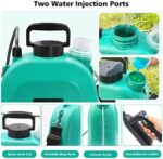 SYLSTAR Elektrischer 5L Drucksprüher mit USB-Aufladung & Teleskopstab