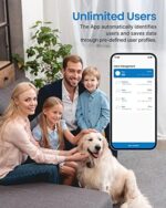 RENPHO WLAN Smart Waage mit Körperfett- und Muskelmessung, Bluetooth & App-Sync