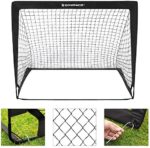 SONGMICS Pop-up Fussballtor Kinder, 2er Set