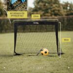 Racetex Fussballtor Set für Kinder - 2 Tore mit Tragetasche - Verstärkte Glasfaserstangen, Für Garten & Park – Bild 3