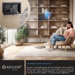 KESSER® Tresor Möbeltresor mit Doppelbartschloss, inkl. Schlüssel & Befestigungsschrauben