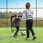 SONGMICS Pop-up Fussballtor Kinder, 2er Set