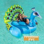 JOYIN Riesiger Pfauen-Schwimmring
