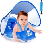 LAYCOL Schwimmring Baby - UPF50+ Sonnendach & Spielzeug , 6-36 Monate