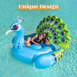 JOYIN Riesiger Pfauen-Schwimmring