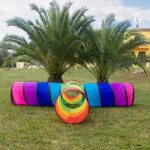 NUBUNI Kinder Krabbeltunnel XXL/XL - Indoor & Outdoor Spieltunnel, Ab 1 Jahr
