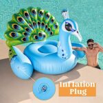 JOYIN Riesiger Pfauen-Schwimmring