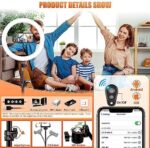 12 Zoll Ringlicht mit Stativ Handy, Tisch LED Ring Light/Kamera Handystativhalter mit Ringleuchte