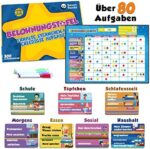Kinder Belohnungstafel - Lernen, Verantwortung & Sauberkeitstraining