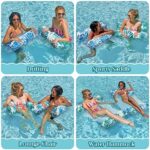 Elidepe XL Pool Luftmatratze – 2er-Pack Wasserspass für Erwachsene – 4-in-1 Wasserhängematte & Sessel