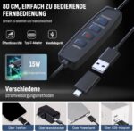 2er-Set LED Videolicht – 25×20 cm, 15W, dimmbar (2800–6500K), inkl. 160 cm Stativ, Typ-C Adapter & Ladegerät