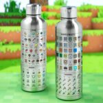 Paladone Minecraft Trinkflasche aus Metall