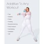 Bala Bangles | Bekannt aus Shark-Tank | voll verstellbare, tragbare Handgelenk- und Knöchelgewichte | Yoga, Tanz, Ballett, Pilates, Cardio, Aerobic, Walking | jeweils 0,45 kg, 0,9 kg pro Set
