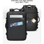 Inateck 40L Supergroßer Handgepäck Reiserucksack Laptop Rucksack für 15,6-17 Zoll Notebooks