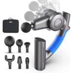 Massagepistole, RENPHO Muskel Massage Gun Massagepistole Elektrisch mit Verstellbarem Arm und 6 Massageköpfen