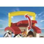 PLAYMOBIL 1.2.3 6765 Meine Mitnehm-Arche-Noah, mit 12 Tieren, Zugangsplanke und Tragegriff,