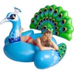 JOYIN Riesiger Pfauen-Schwimmring – Pool-Floatie für Erwachsene & Kinder