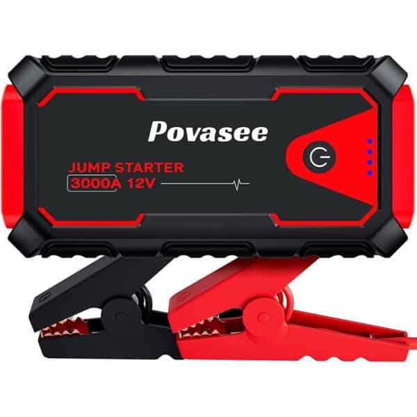 Povasee Starthilfe Powerbank mit Luftkompressor