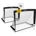 Racetex 2er Fußballtor Kinder Set - Fußball Tore inkl. nützlicher Tasche zum Transportieren
