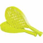Swingball Classic Original | Rot & Gelb | Outdoor-Spiel mit Tennisball & 2 Schlägern | Für alle ab 5 Jahren