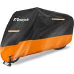 Maizjok Motorrad Abdeckplane Outdoor Motorradabdeckung Wasserdicht Winterfest