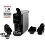 PRINCESS 4-in-1 Multikapsel-Kaffeemaschine, 1450W, BPA-frei, 800ml