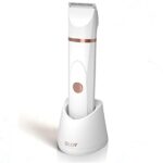 OLOV Elektrischer Damenrasierer: Intimbereich, Nasenhaartrimmer, USB-Ladestation, wasserdicht