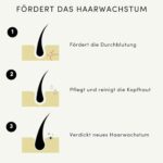 Natürliches Haaröl zum Haarwachstum beschleunigen mit biologischen Rosmarinöl, Rizinusöl, Mandelöl und Arganöl als Haarmaske und Haarkur