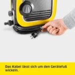 Kärcher K Mini Hochdruckreiniger – Kompakt, 110 bar, 360 l/h, 3,93 kg, inkl. Pistole & Dreckfräser