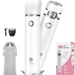 Cayzor Intimrasierer für Frauen - 2-in-1 Nass/Trocken, Wasserdicht, Kabellos, Schmerzlos