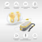 Medela Freestyle Hands-Free Milchpumpe und BPA-freie Muttermilchflaschen