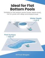 WYBOT Poolroboter, Poolsauger Akku mit Dual-Motor, Selbstparken, Starke Saugkraft, Automatische Poolreiniger für Aufstell-/Einbauschwimmbecken bis 50m²
