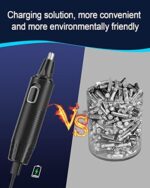3-in-1 USB Nasenhaartrimmer - Schmerzfrei & Professionell