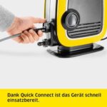 Kärcher K Mini Hochdruckreiniger – Kompakt, 110 bar, 360 l/h, 3,93 kg, inkl. Pistole & Dreckfräser