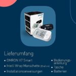 OMRON Smartes Oberarm-Blutdruckmessgerät mit AFib-Erkennung und Smartphone-App