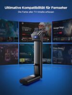 Govee RGBICW TV Hintergrundbeleuchtung 3 Lite – Fish-Eye Korrektur, Sync für 40-85 Zoll TVs, Wi-Fi LED Strip mit Kamera, Sprach- & App-Steuerung