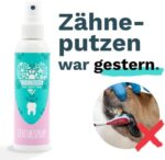 TIERLIEBHABER – 100% natürliches Dentalspray für Hunde & Katzen – entfernt Zahnbelag & sorgt für frischen Atem – Zahnpflege ohne Bürste (150 ml)