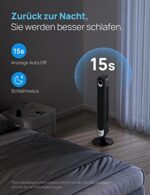 Dreo 28dB Leiser Turmventilator, 106cm, 6 Geschwindigkeiten