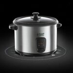 Russell Hobbs Reiskocher 1,8L mit Dampfgarer, Warmhaltefunktion, Edelstahl