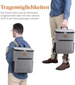 Lifewit 24L Kühlrucksack - Isolierte Tasche für Strand, Picknick, Camping, BBQ, Wandern