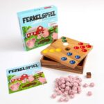 ROMBOL Ferkelspiel - Das Würfelspiel mit den süssen Ferkeln für die ganze Familie, für 2 bis 6 Spieler