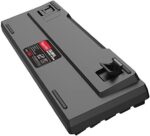 Snpurdiri 60% Mechanische Gaming-Tastatur – 61 Tasten, Anti-Ghosting, Blaue LED-Beleuchtung, Kompakt