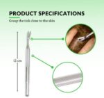 MYDAISY Zeckenzangen-Set (5-teilig) mit Etui - Zeckenschutz für Mensch & Tier